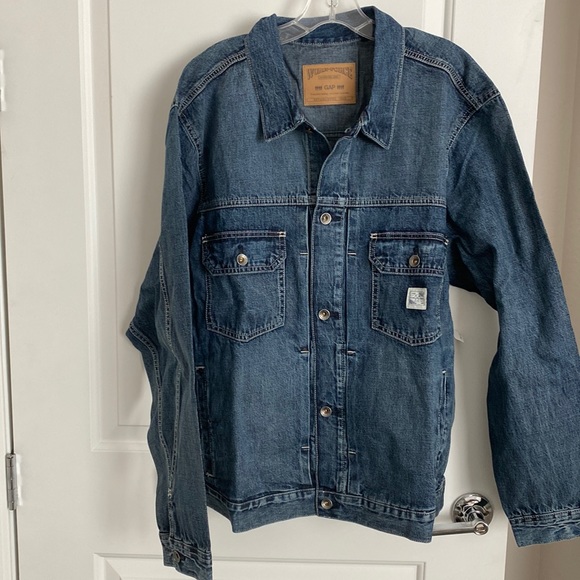 GAP Jackets & Coats Gap Mens Workforce Jean Jacket 5th Anniversary